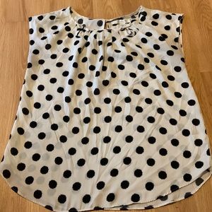 Polka dot blouse